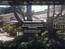 Tablet Screenshot of losgatosgardeninn.com